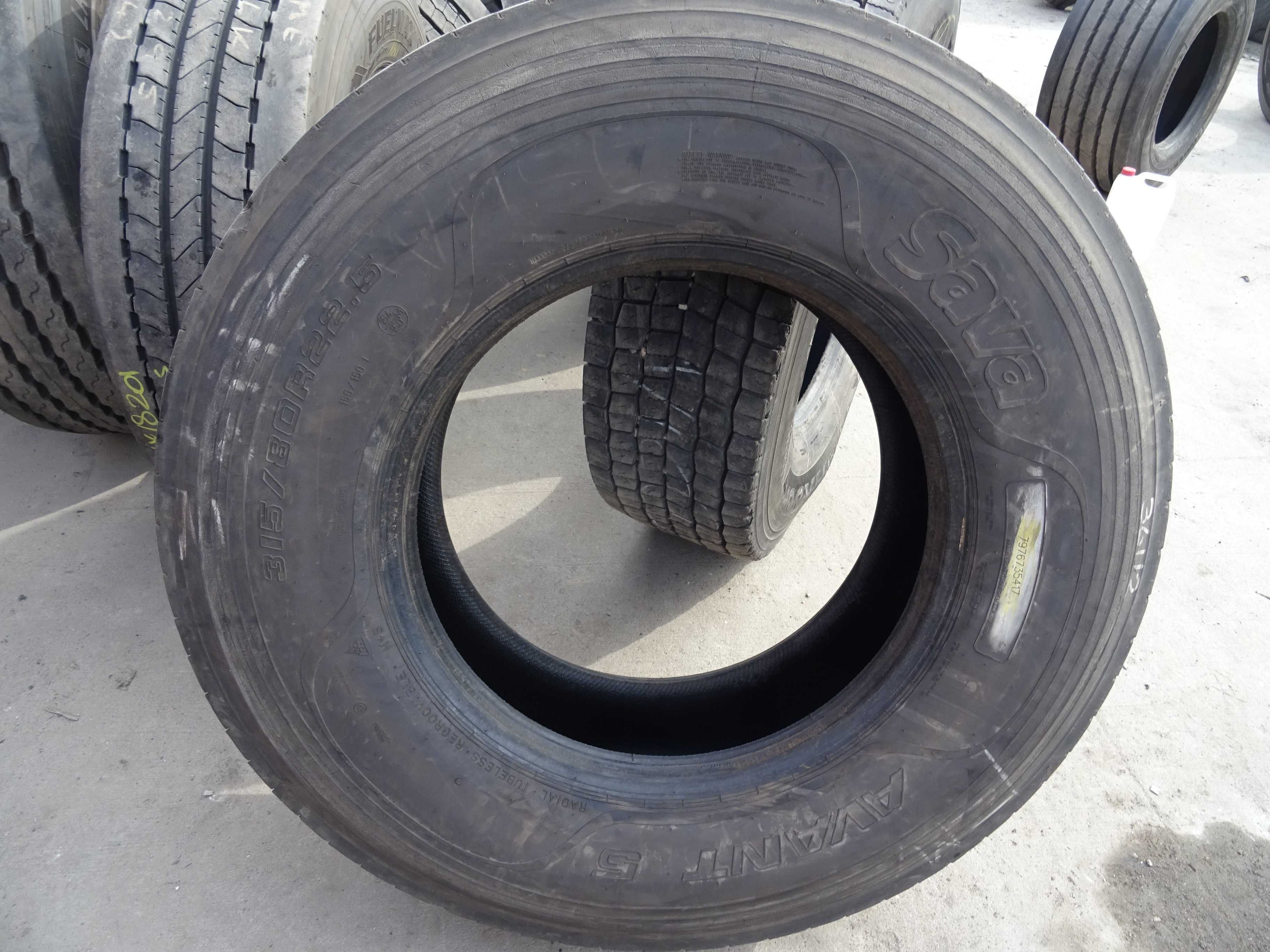 Opona 315/80R22.5 SAVA AVANT 5  (850 netto)