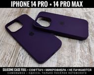 Чехол софттач Silicone Case на iPhone 14 Pro/ 14 Pro Max Микрофибра