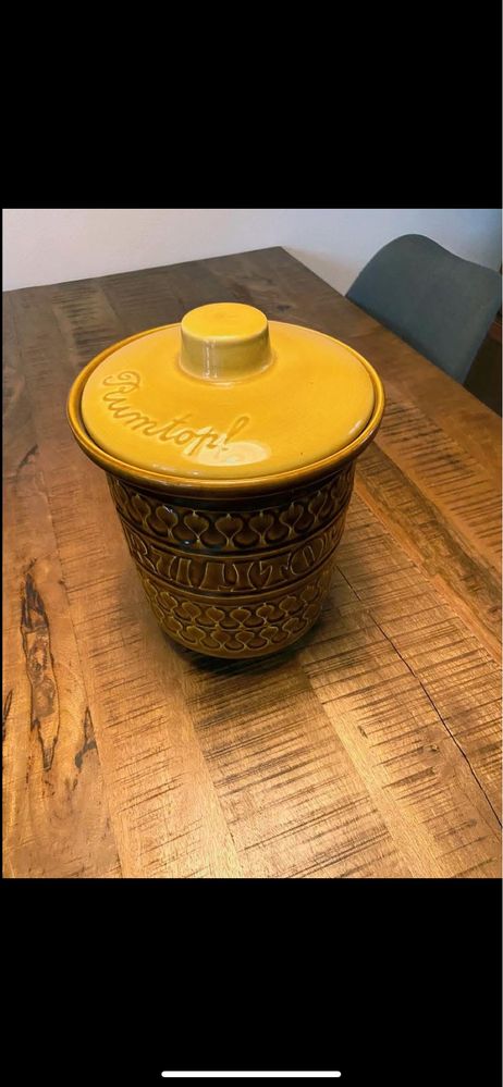 Rumtopf , pojemnik/garnek ceramiczny