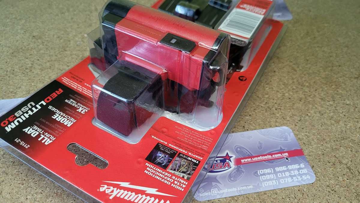 Преміум налобний ліхтар з USB 3.0 TRUEVIEW™ 600 lm Milwaukee 2115-21