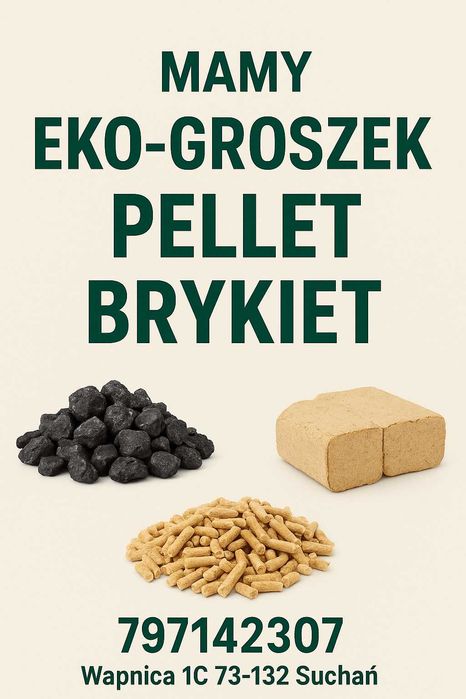 ekogroszek Plus workowany 29MJ, 1000kg – Dowóz gratis 1350zł Moryń