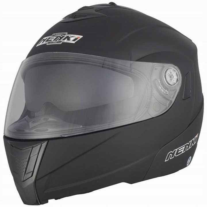 kask motocyklowy Nenki NK839 czarny mat BLENDA XL + PINLOCK