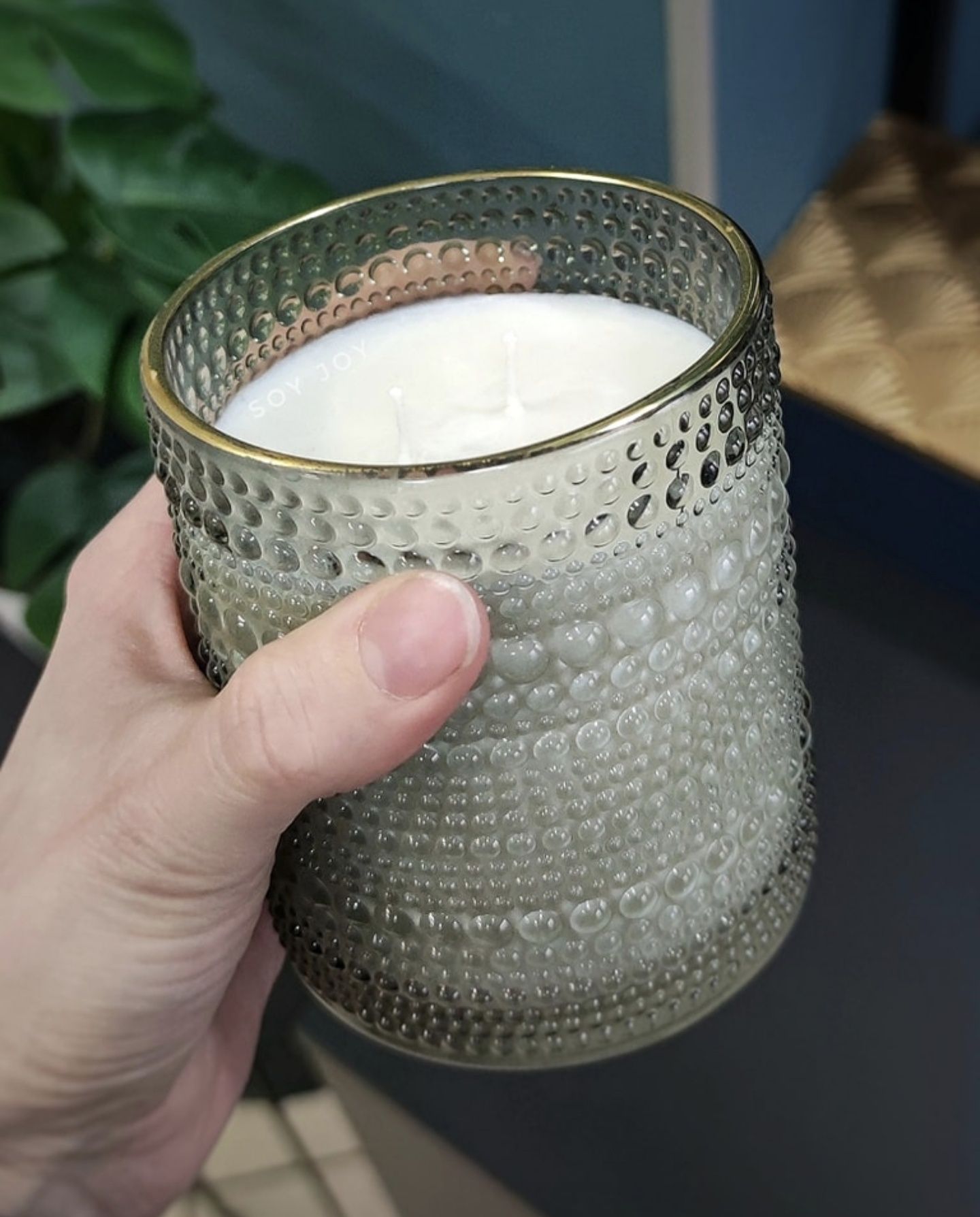 Świeca sojowa dekoracyjna - xxl - 350 ml - 60h palenia