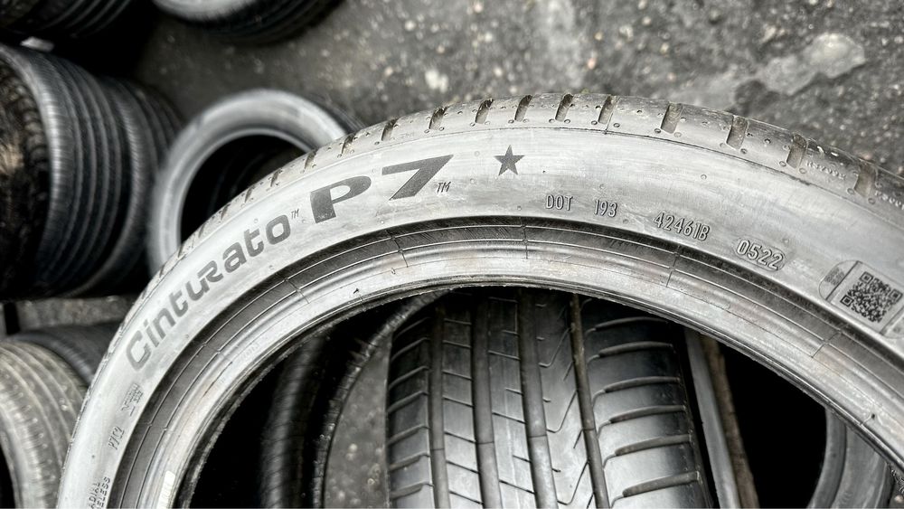 255/40/18 Pirelli Cinturato P7 | 90%остаток | летние шины | 2022г