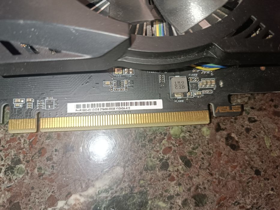 Ігрова відео карта asus Rx 550 4gb для пк системного блоку