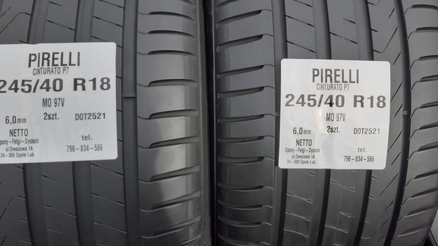 Opony Pirelli 245 40 R18