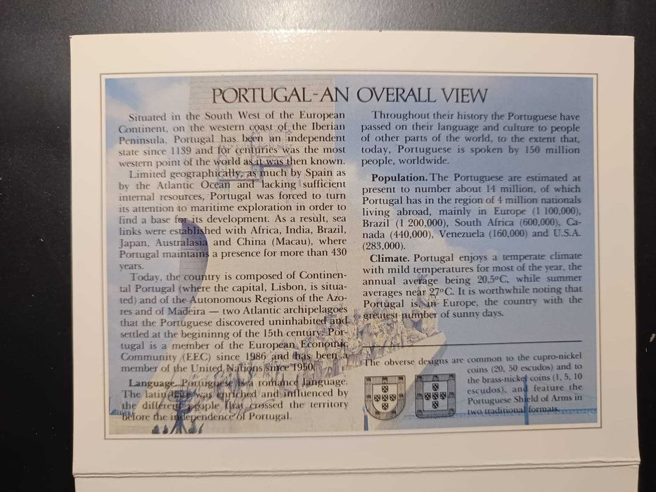 1986 – BNC – Série anual de moedas correntes