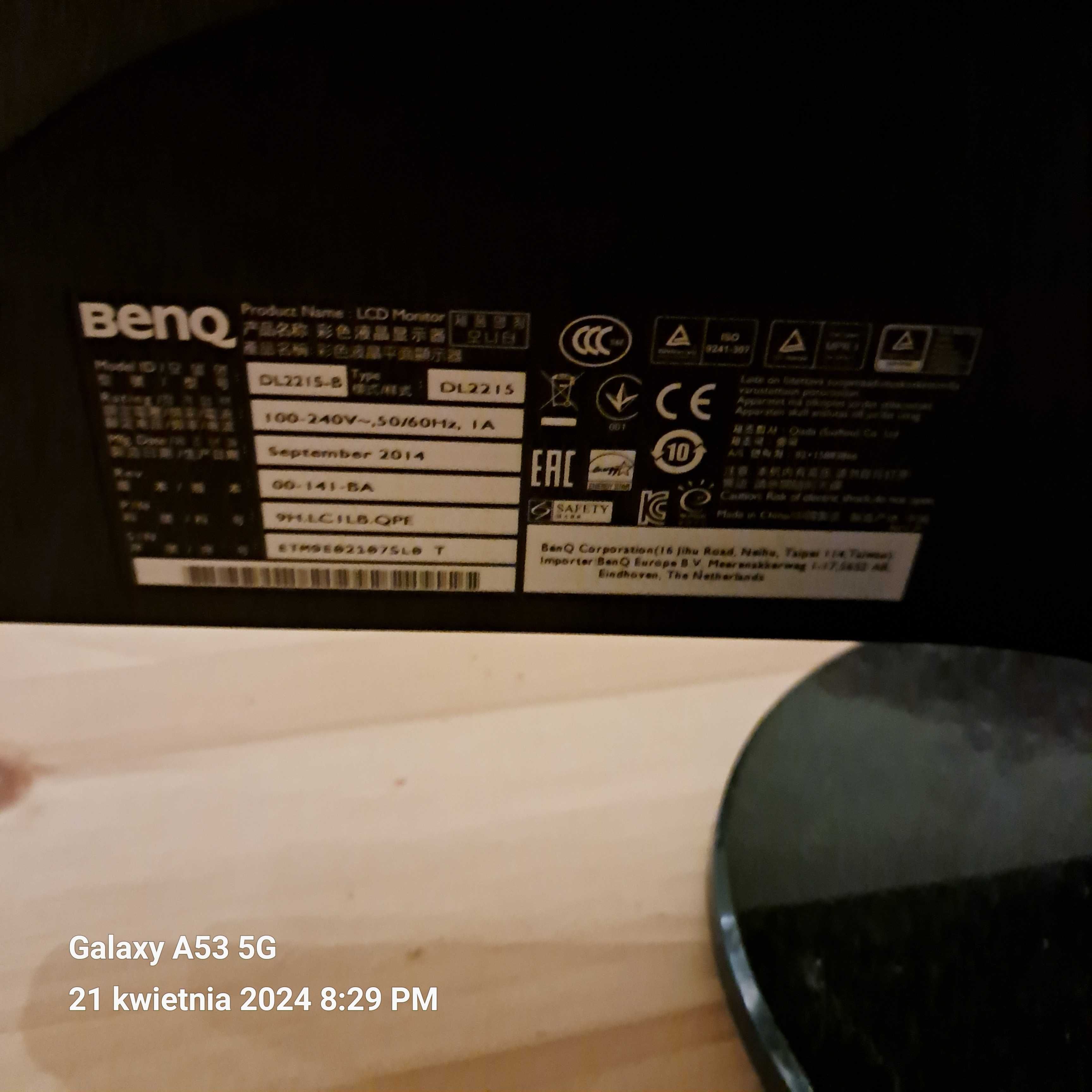 Monitor benq jak nowy