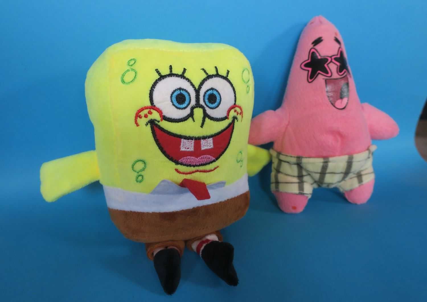 Maskotki Spongebob 25 cm Nowy i Patryk Nikelodeon