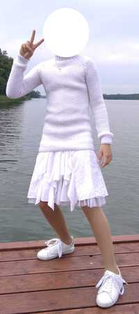 Biała sukienka r.152 / komunia / marka 5-10-15