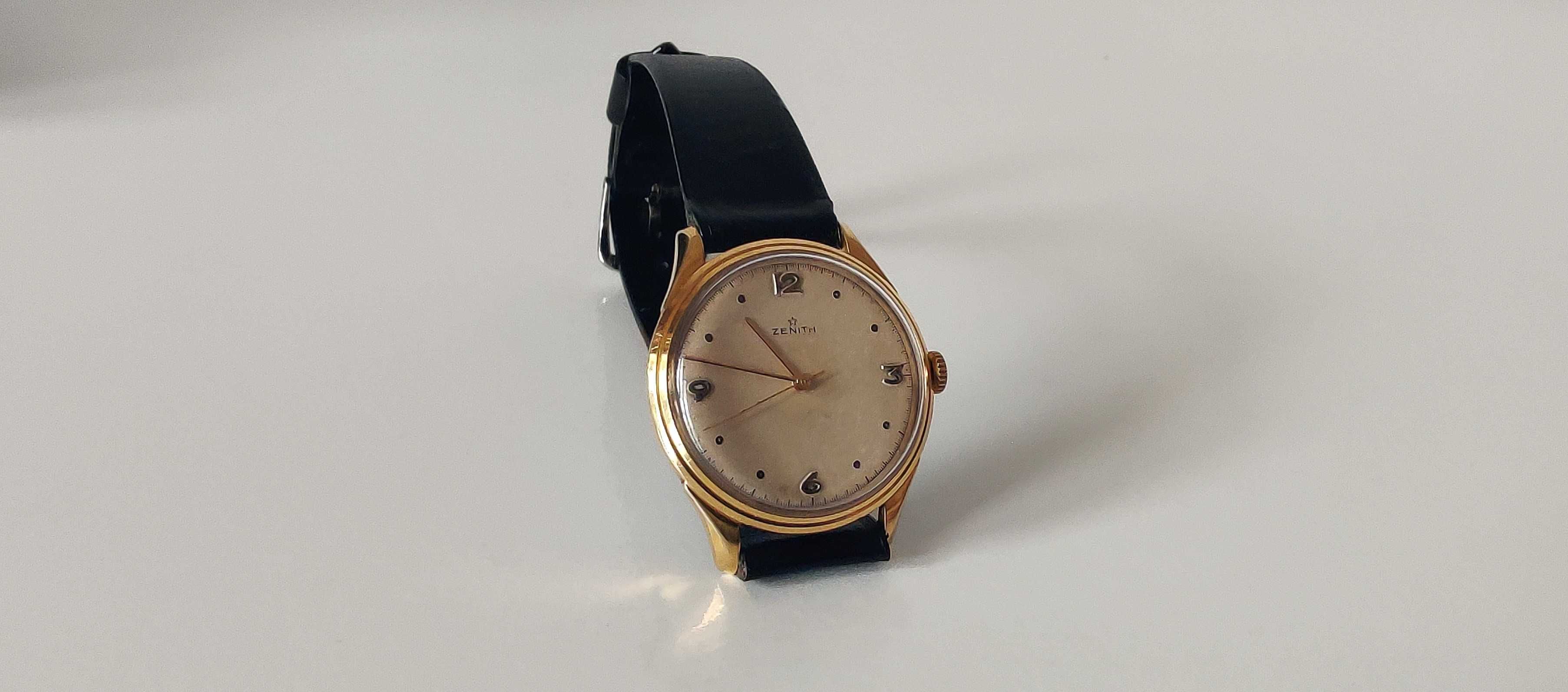 Stary Zegarek Zenith Złoto 14k 20 micro Iwc Omega cal 160