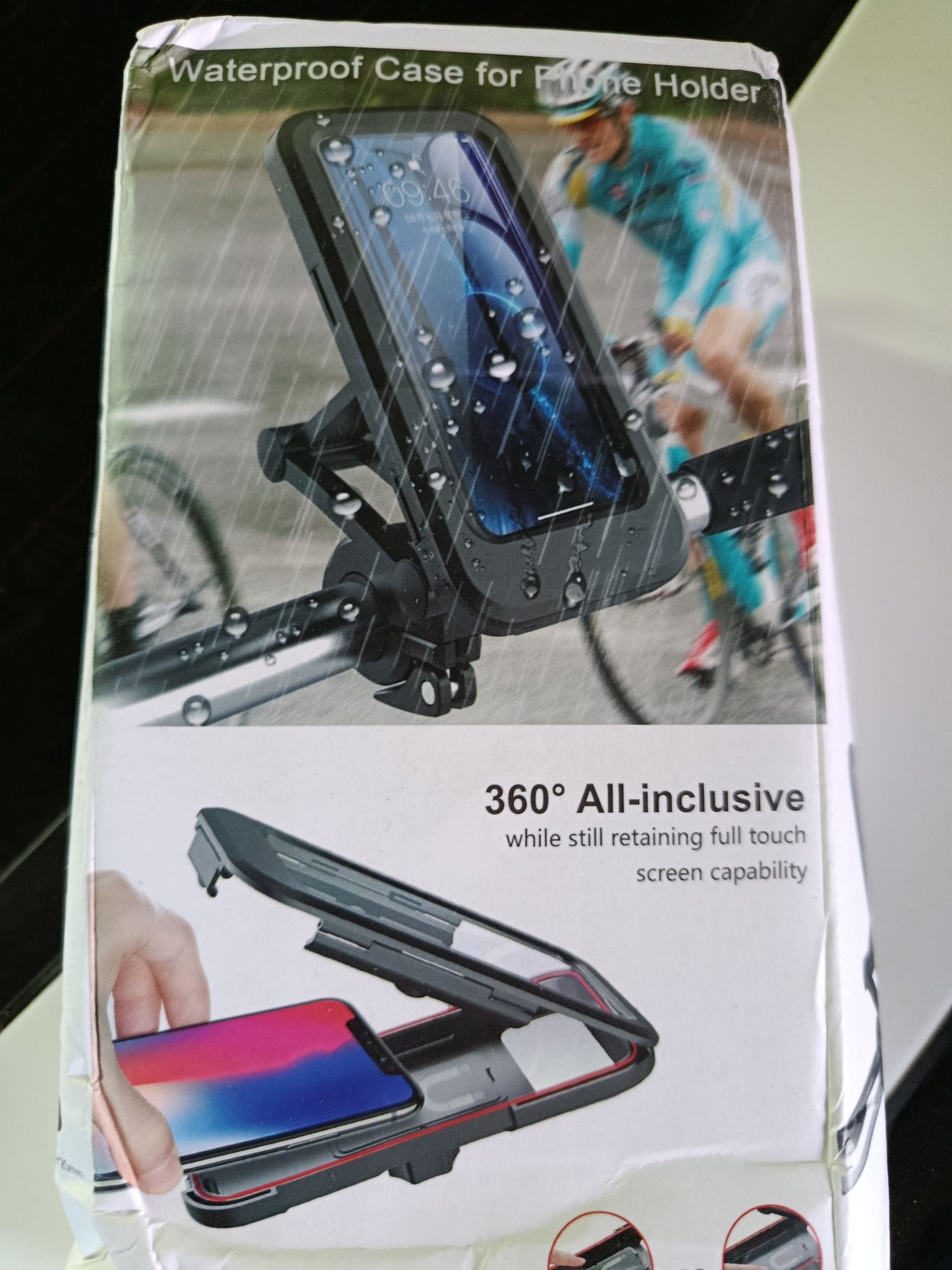 Suporte prova de água telemóvel bicicleta ou mota