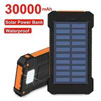 Power Bank Solar 30000 mAh à Prova de Água