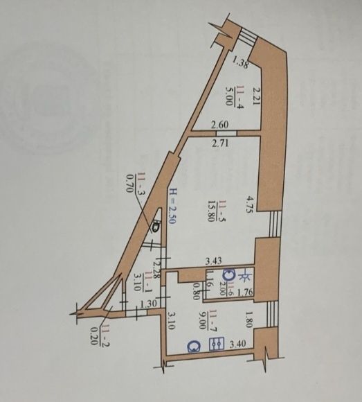 Довгострокова оренда 2к квартири в центрі м. Чернівці (без посередника