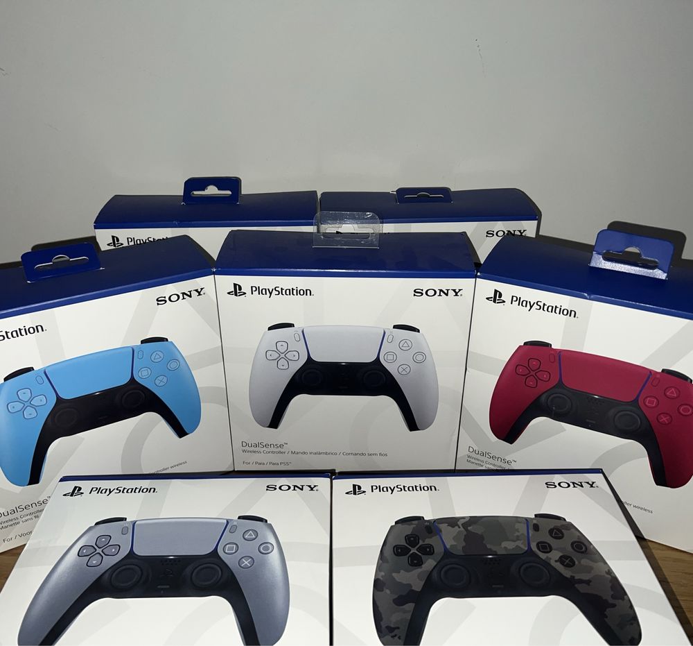 PS5 | Comandos Dualsense Silver, Camouflado, Vermelho…  Playstation 5