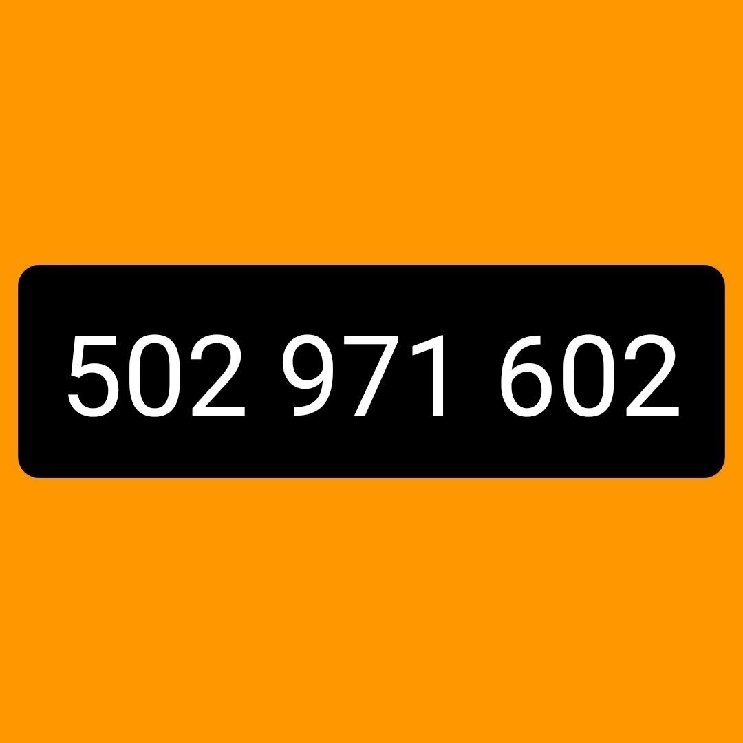 Złoty numer 502.971.602