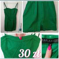 Sukienka mini zielona, Top Secret, roz.38.