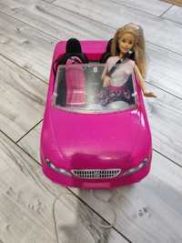 Samochód Barbie kabriolet lalka Barbie, różowe auto