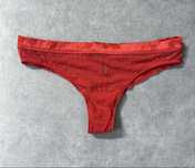 Czerwone brazyliany z siateczką w kropki Intimissimi M/38