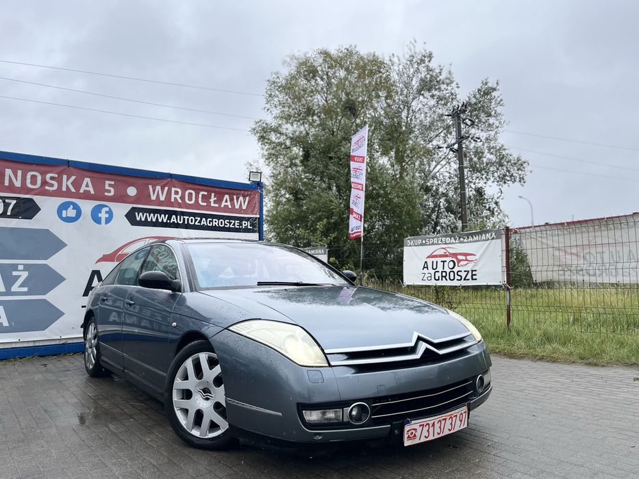 Citroen C6 2.7 HDI//2006//Automat//Pneumatyka//Skóry//Zamiana