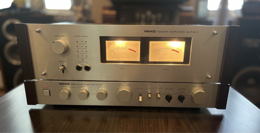 Zestaw stereo Nikko Alpha II- Nikko Beta 20