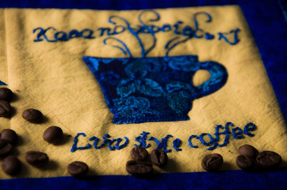 Підставка під чашку, гаряче, ланчмат ′Кава по-львівськи′