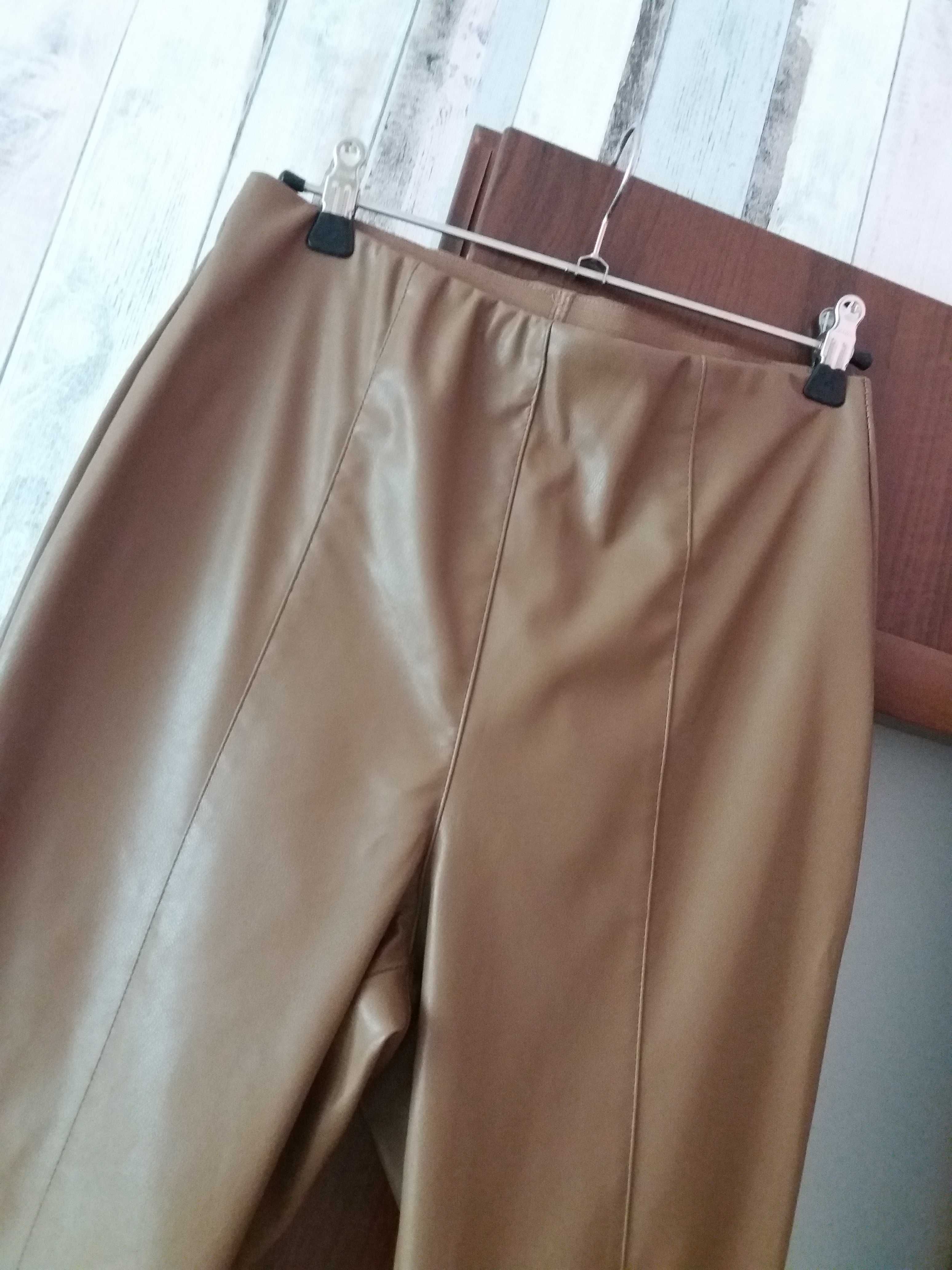 Spodnie z ekoskóry H&M rozm. M