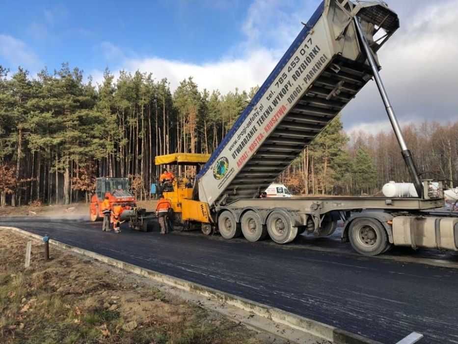 ASFALTOWANIE,utwardzanie terenu, budowa dróg, łatanie dziur, asfalt