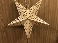 Gwiazda świąteczna skladana - Boże Narodzenie drewniane- sklejka