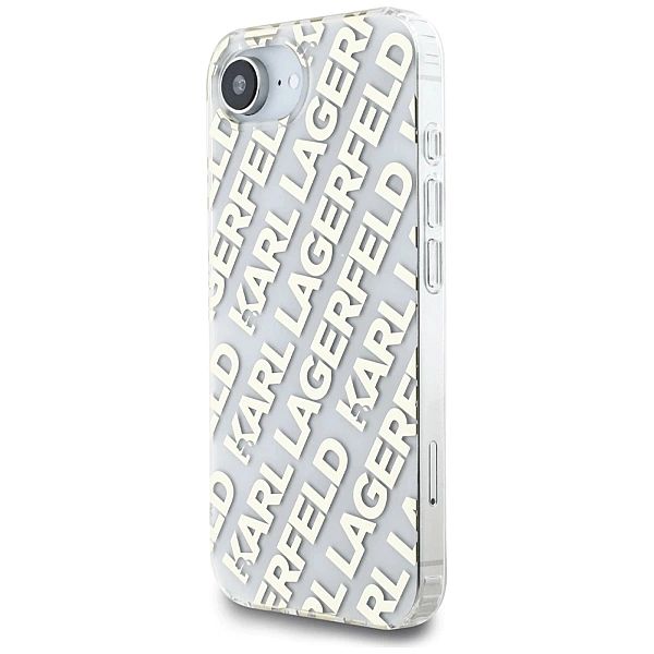 Etui Karl Lagerfeld IML Repeat Logo na iPhone 16e - złote
