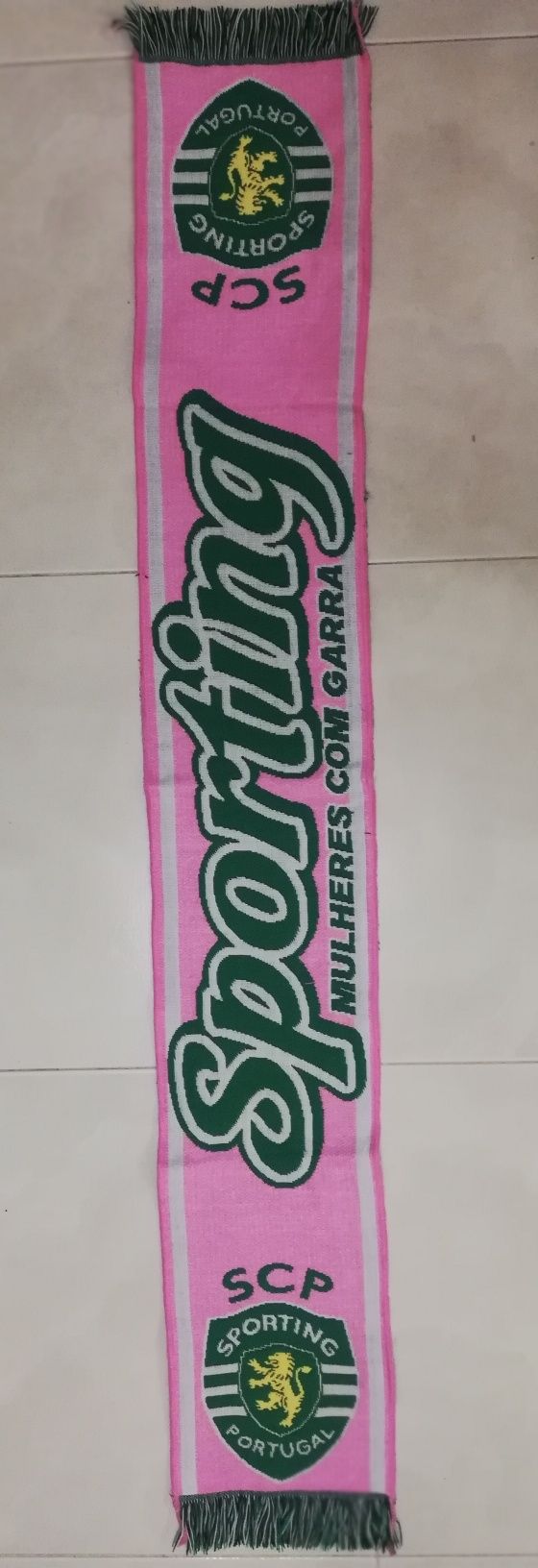 Cachecol Rosa do Sporting