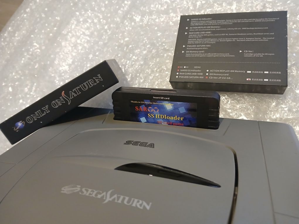 Sega Saturn NTSC Japan / Opção Cartucho SAROO