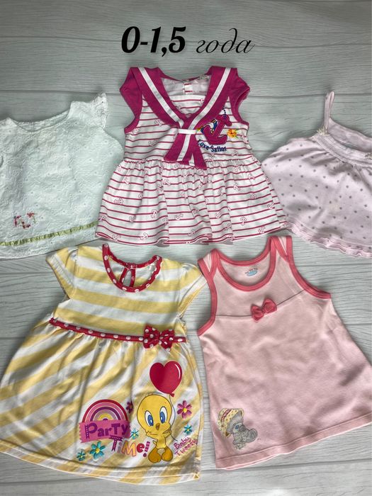 Летние детские платья Next, M&S, George,Mothercare