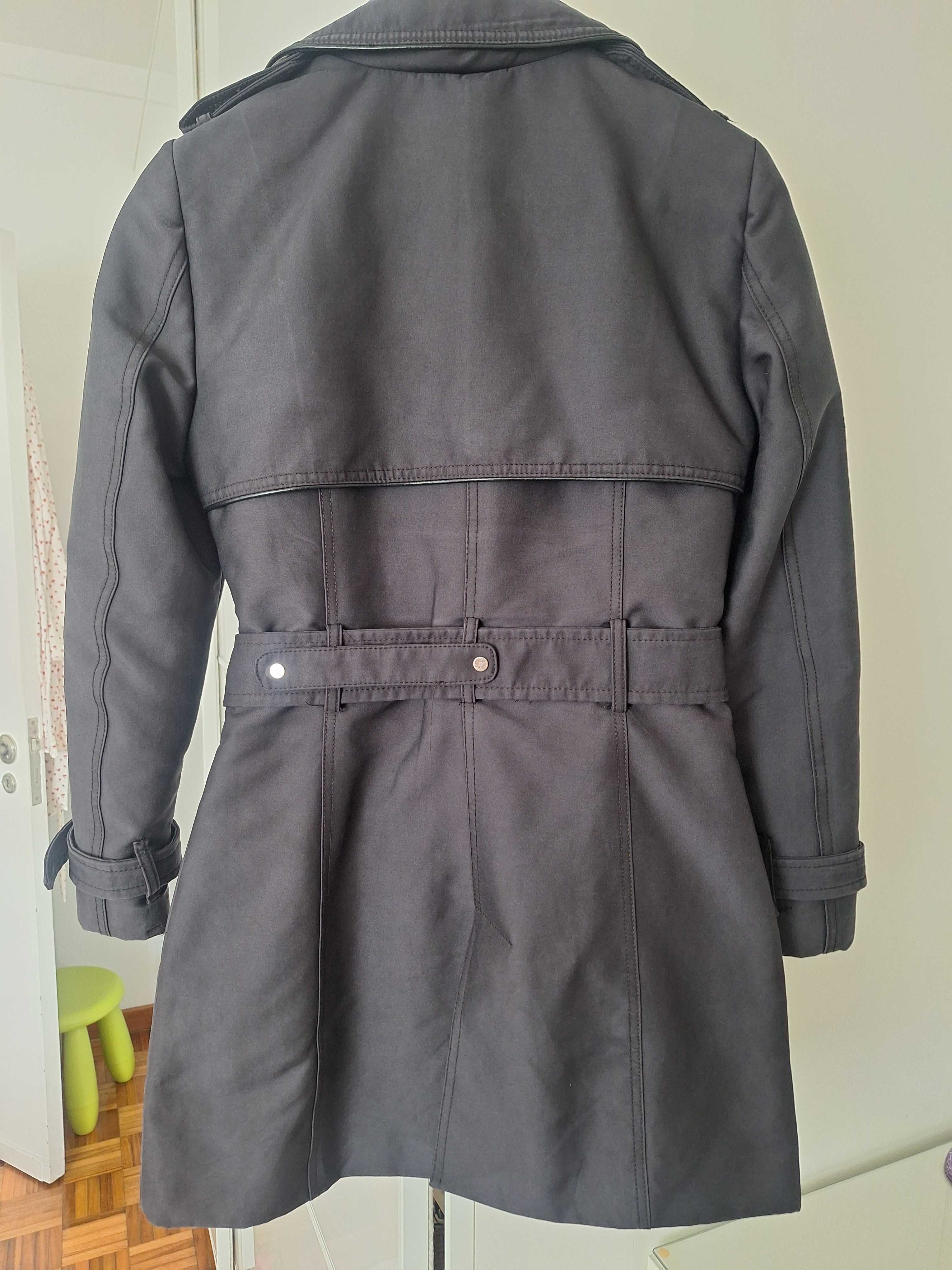 Gabardine preto Zara Xs