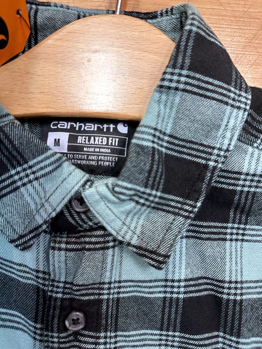 koszula carhartt flanelowa krata oryginalna klasyczna pocket M