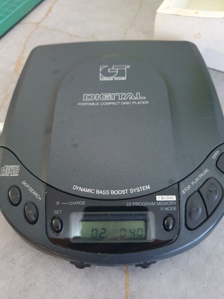 Odtwarzacz CD discman general technic gt9839