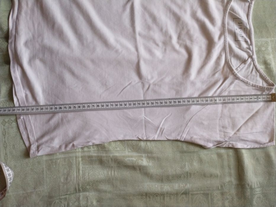 Sinsay bluzka t-shirt w beżowym kolorze do różnych stylizacji