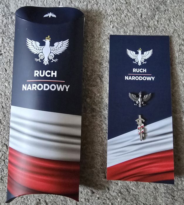 Zestaw wpinek Ruch Narodowy