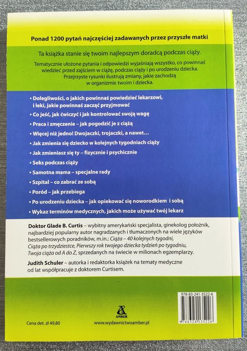 Ciąża w pytaniach i odpowiedziach Dr Glade B.Curtis, Judith Schuler
