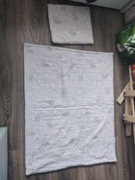 Komplet z zajączkami kołderka kocyk podusia  do łóżeczka