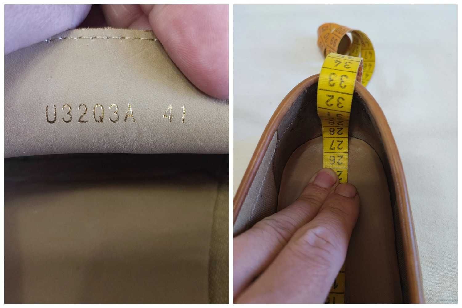Мокасины мужские кожаные "Geox" Размер 41,5 (27 см) Идеальные!!!