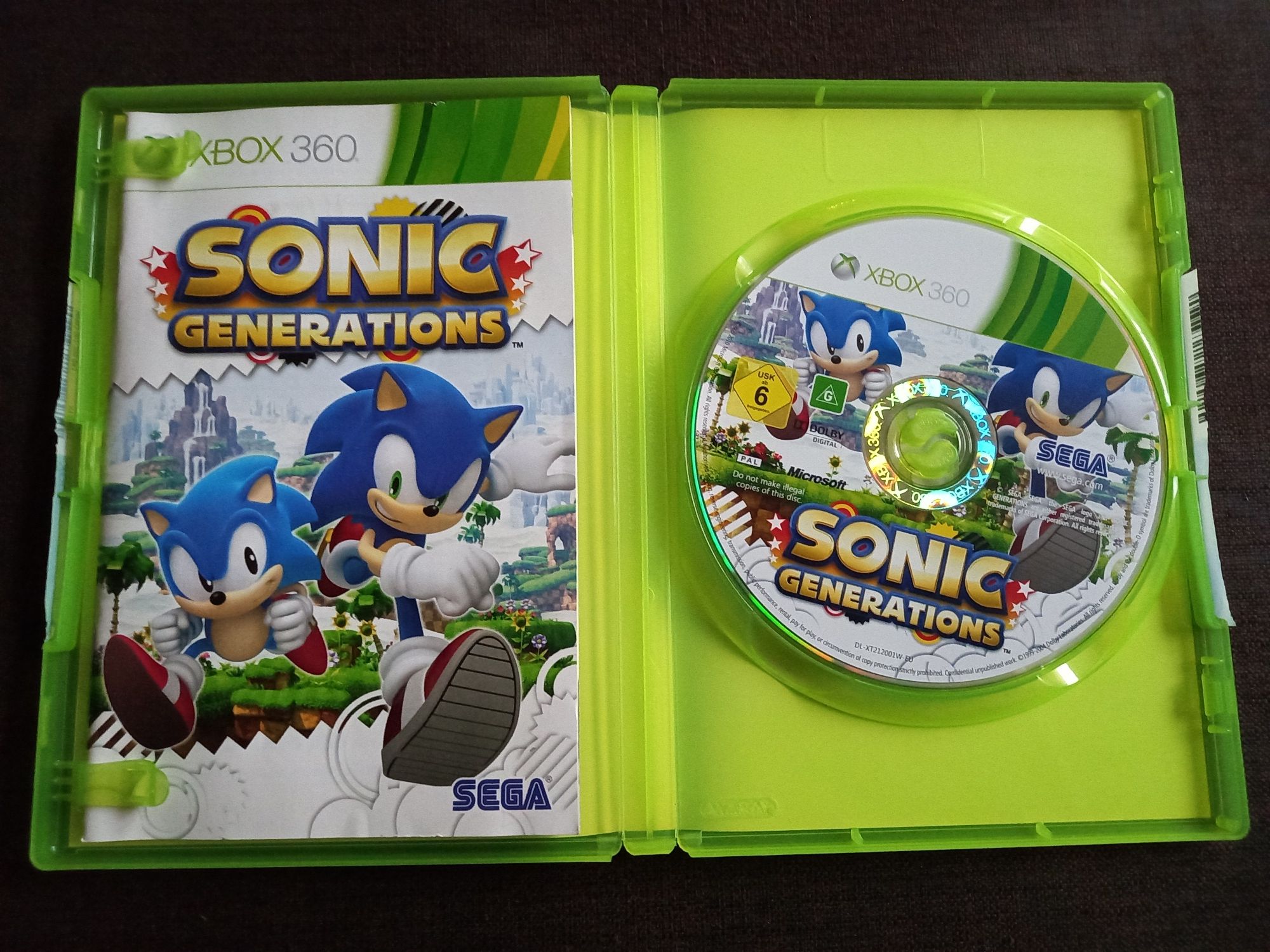 Gra Sonic Generations na konsolę xbox 360 Sega