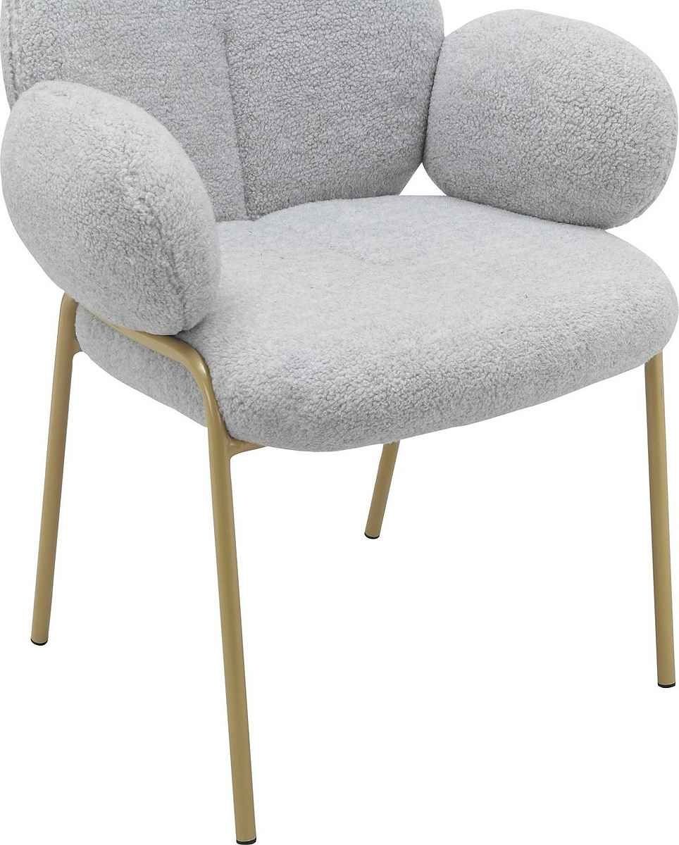 Krzesło fotel  podłokietnik noga metal