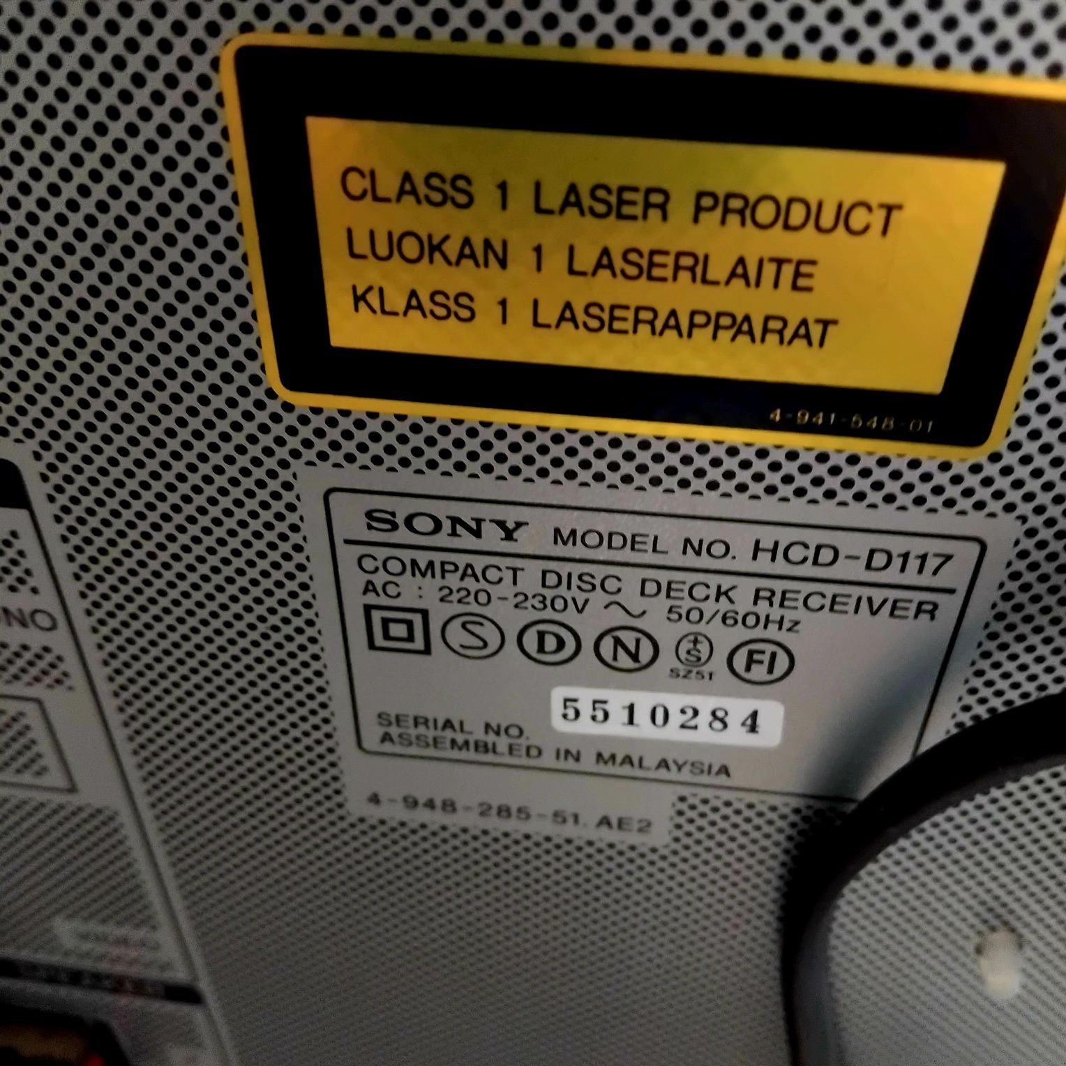 Wieża,Sony LBT-D117 Cd ,,kasety 2 kieszenie ,Radio
