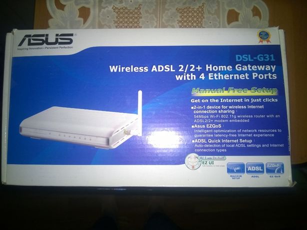 Маршрутизатор ASUS ADSL-G31