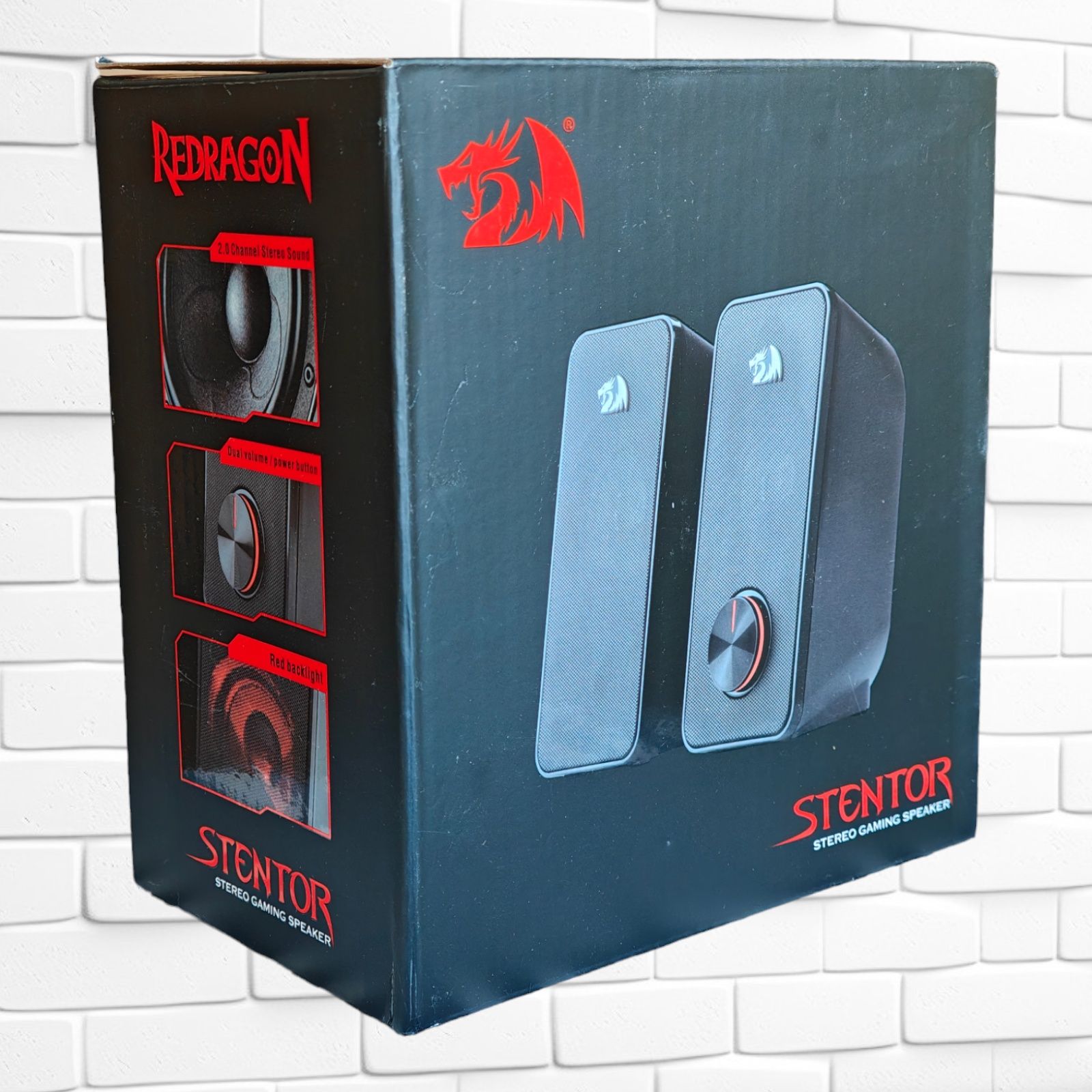 Акустична система 2.0 Redragon Stentor 77600 USB/3.5мм 6Вт Black