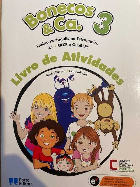 Bonecos & Ca. 3 e 4 – Ensino de Português no Estrangeiro A1 - Packs