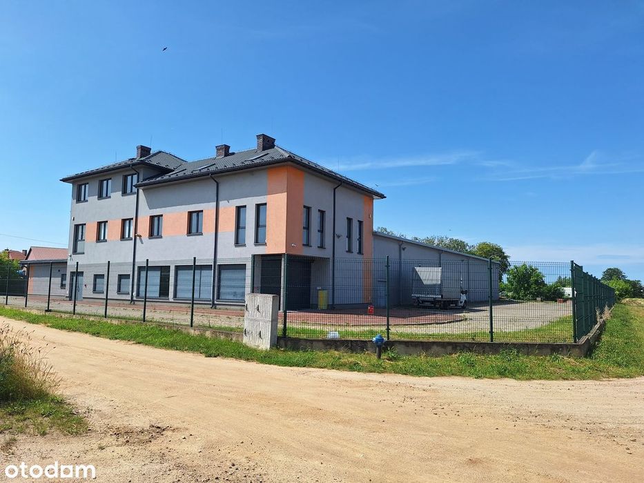Hala produkcyjno-magazynowa + budynek socjalny_ alarm_parking _1500 m2