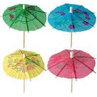 Wykałaczki bankietowe 10cm parasolka 6szt