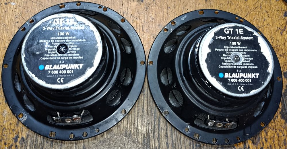 Blaupunkt gt 1e nom 2*25-max2*50w 4om 6.5д.(16 5см)рабочие!